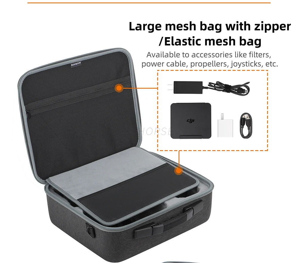 Drone Storage Bag and Accessories for DJI Mavic 3 Pro Classic RC RC-N1 Remote Control
