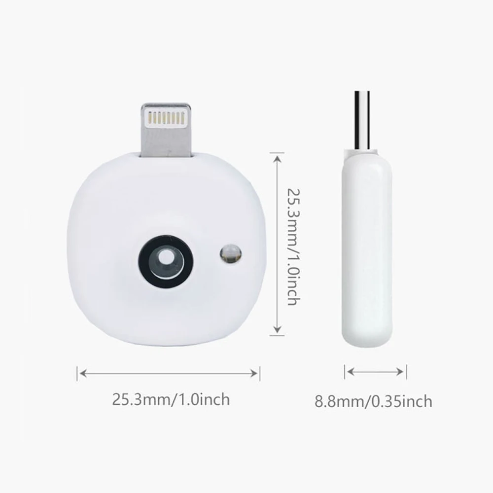 아이폰 안드로이드 전화용 미니 UV 카메라 보이는 얼굴 선스크린 보호 선스크린 테스트용 휴대용 UV 카메라