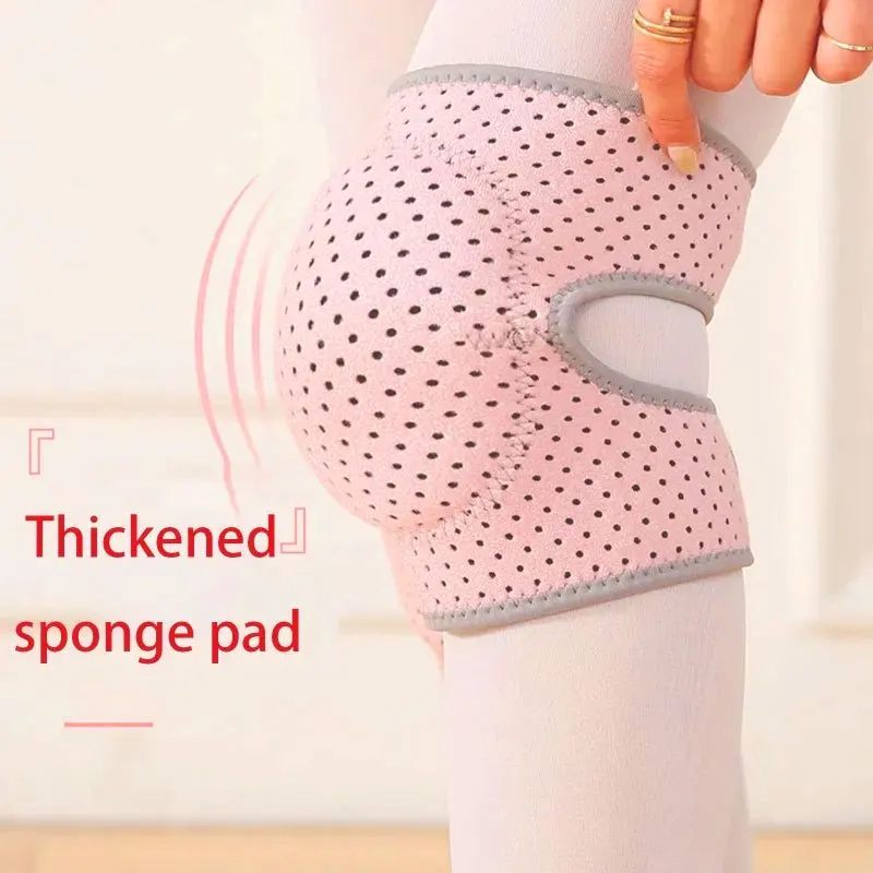 2pcs/1set Breathable Knee Pad, Knee Protector For Running Basketball Volleyball, Elastic Support Brace