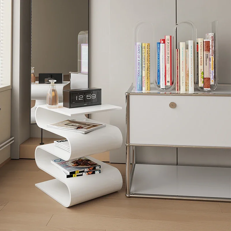 Storage Rack Book Display Stand Cube Storage Organizers Bookshelf Storage Cube Shelf Acrylic Sofa Side Internet Celebrity Home Bedroom Bedside Table Magazine Furniture