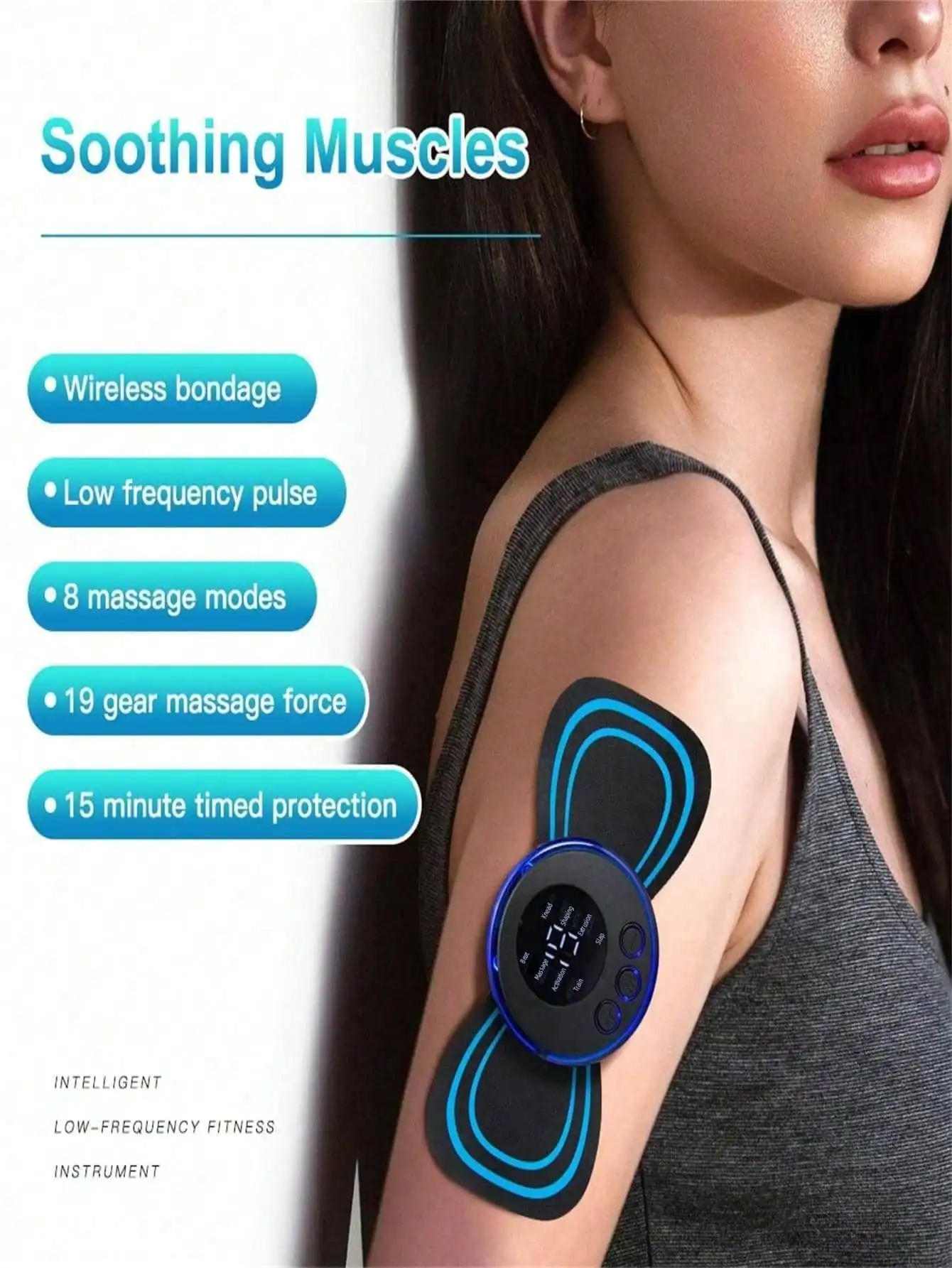 Electric Body Massager Kit for Relaxation and Pain Relief