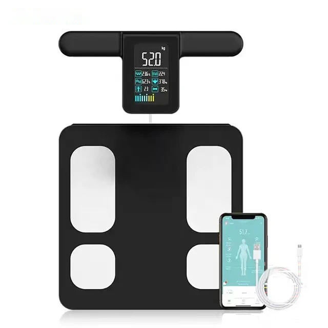 Household Professional New Model Original Welland Fitdays App Smart Digital  Fat Measuring Scale 8 Electrodes Handle Bar Scale - AliExpress