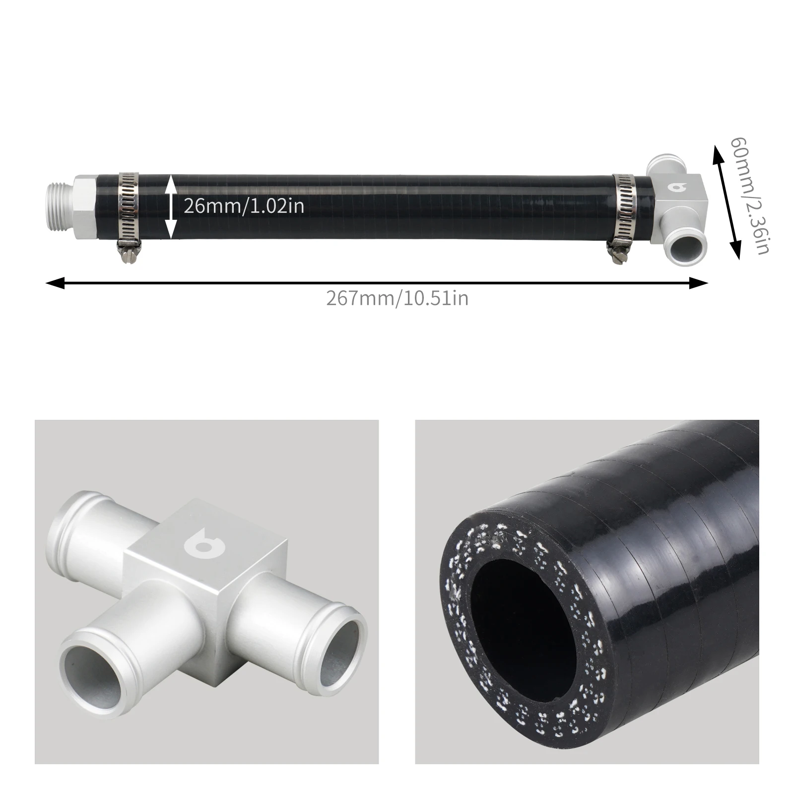 BEVINSEE Zylinder 4 Kühlungs-Mod-Kit für EJ20 EJ25 Motor, für Subaru WRX 02-14 STI 04-20 FXT 04-08 LGT 05-09 – Detail 7