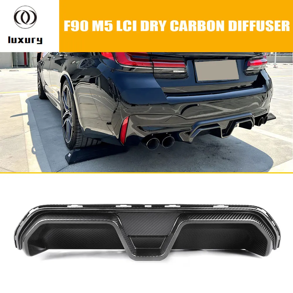 

CS Style Real Dry Carbon Fiber Rear Diffuser for BMW F90 M5 & Competition Pre-LCI & LCI 2018-2024