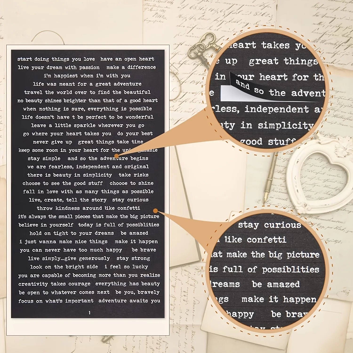 8 arkuszy cytat fraza słowo naklejki dla scrapbookingu Vintage notatnik sentyment naklejki planiści karta DIY Making Collage Album