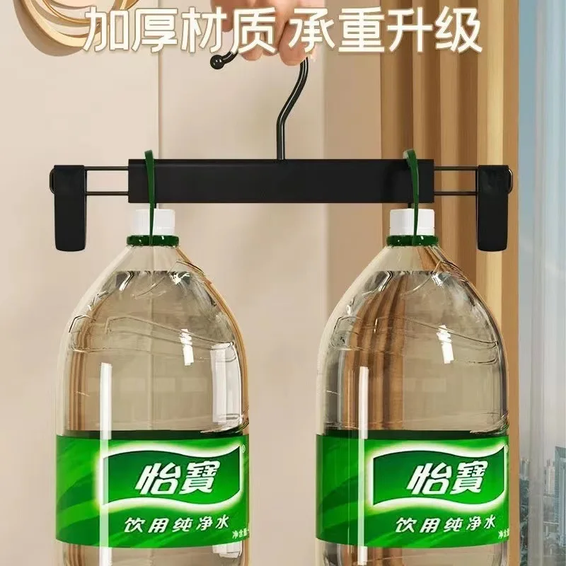 Pants Hanger Adjustable Clips Space Saving Anti-Slip Metal Rack Women's Skirt Clothes Organizer Socks Lingerie Racks