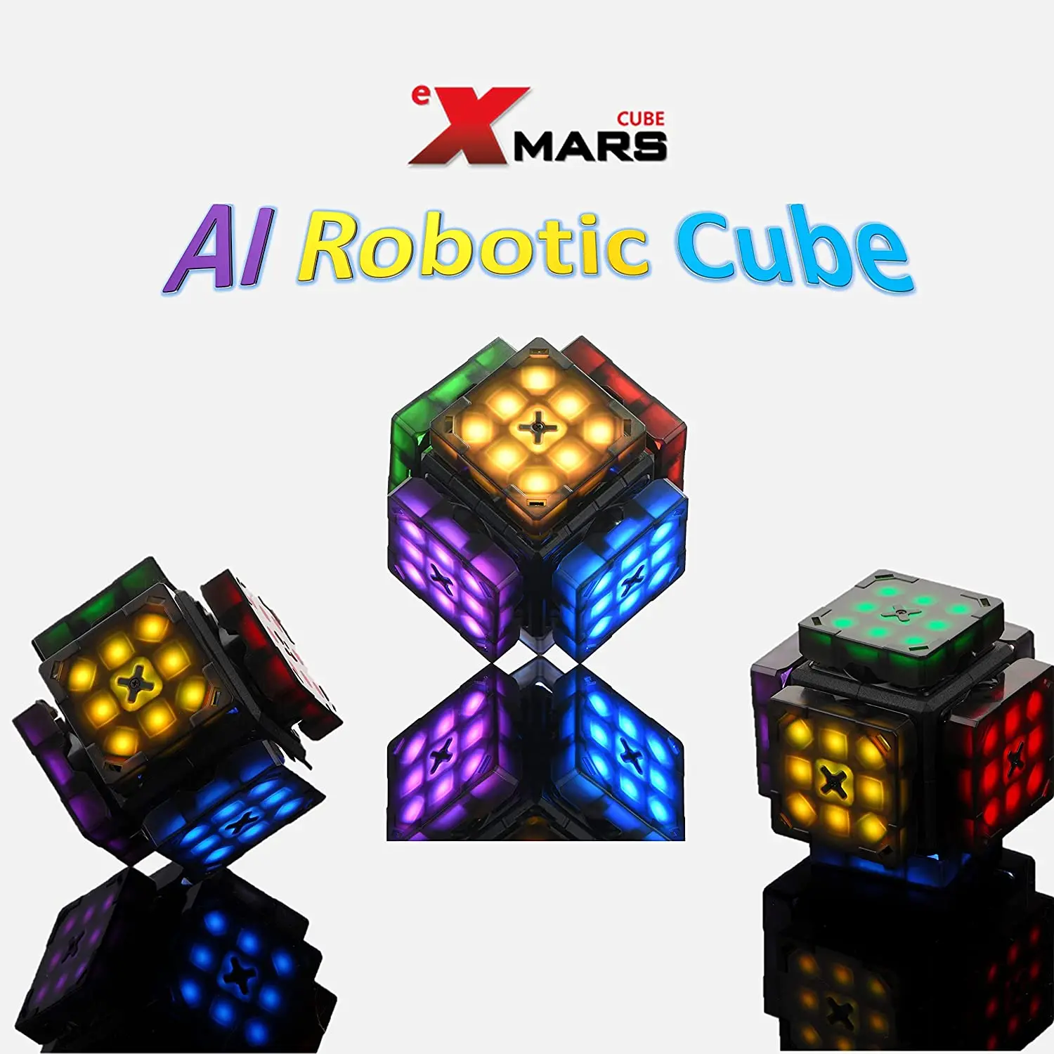 Smart Cube AI Robot Cube Self Scrambling STEM Cube with 10 Puzzle Types | Self Solving Speed Cube, Plays Music, Built evans gil plays the music of jimi hendrix