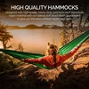 Nylon Color Matching Hammock Outdoor Camping Ultra Light Portable Hammock for Double Person Outdoor Recreation Hammock Swing 6