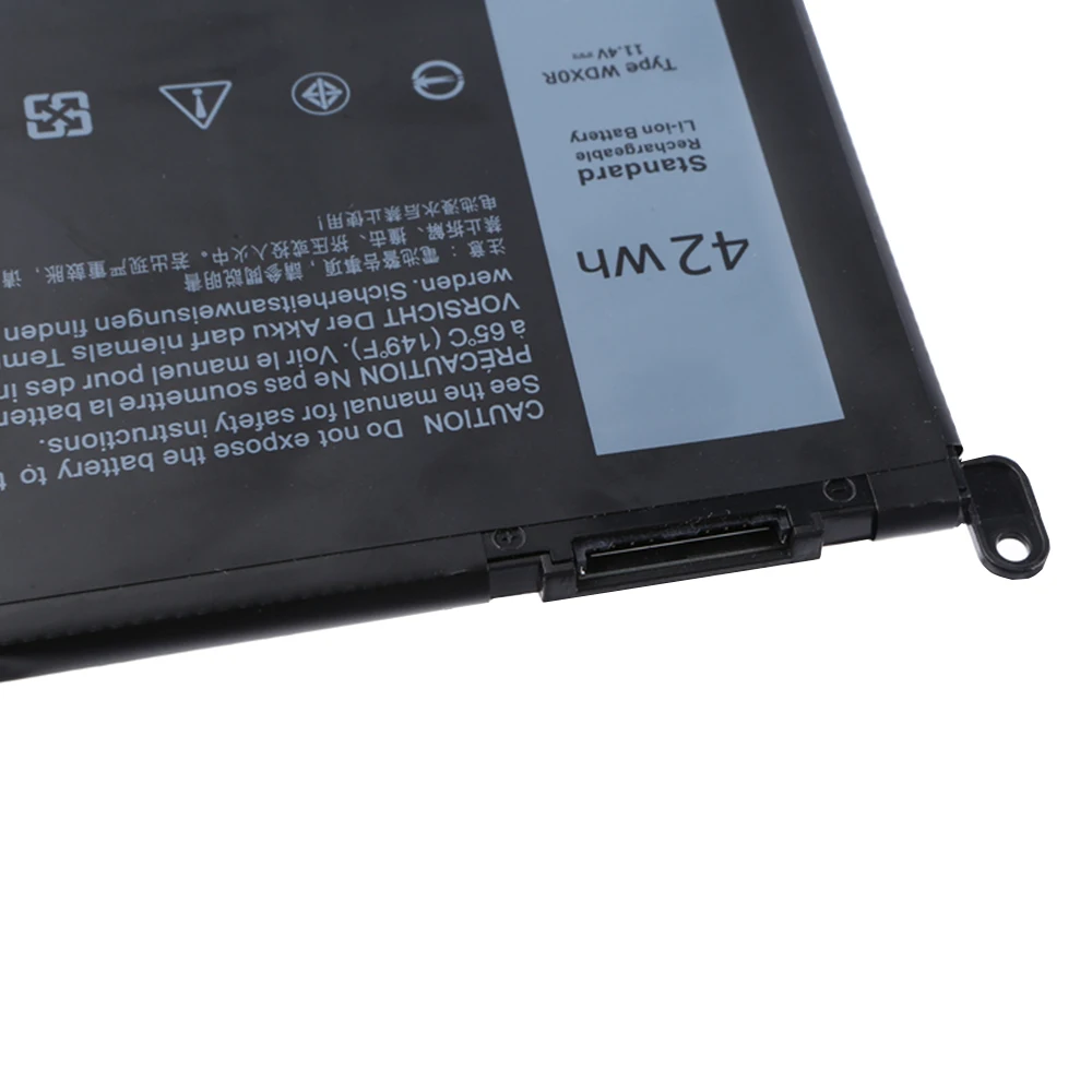 Wdx0r para Bateria Dell para Dell Latitude 3180 3189 3390 Inspiron 13 5368 5378 7368 14 7460 7472 5468 15 5538 5567 5568 5584 5570 5570 7560 7570 7569 17 5765 5767 5770 5775 3189 P58f P66f P69g Portátil Wdxor Novo - Imagem 4