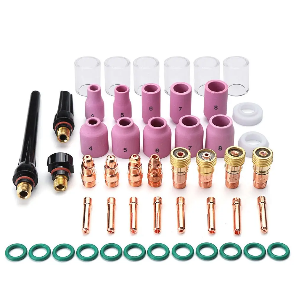 TIG-26 TIG Welding Set Welding Torch Replacement Accessories with Hard Gun Head Ceramic Nozzle Collet Body for Argon Arc Welding miller classic series welding helmet