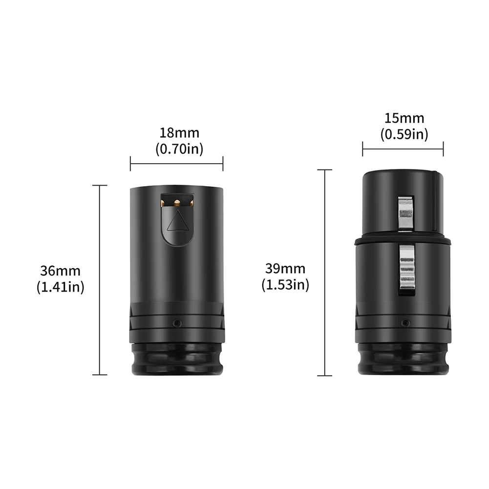 Black Zinc Alloy XLR Microphone Solder Adapter for Audio Devices