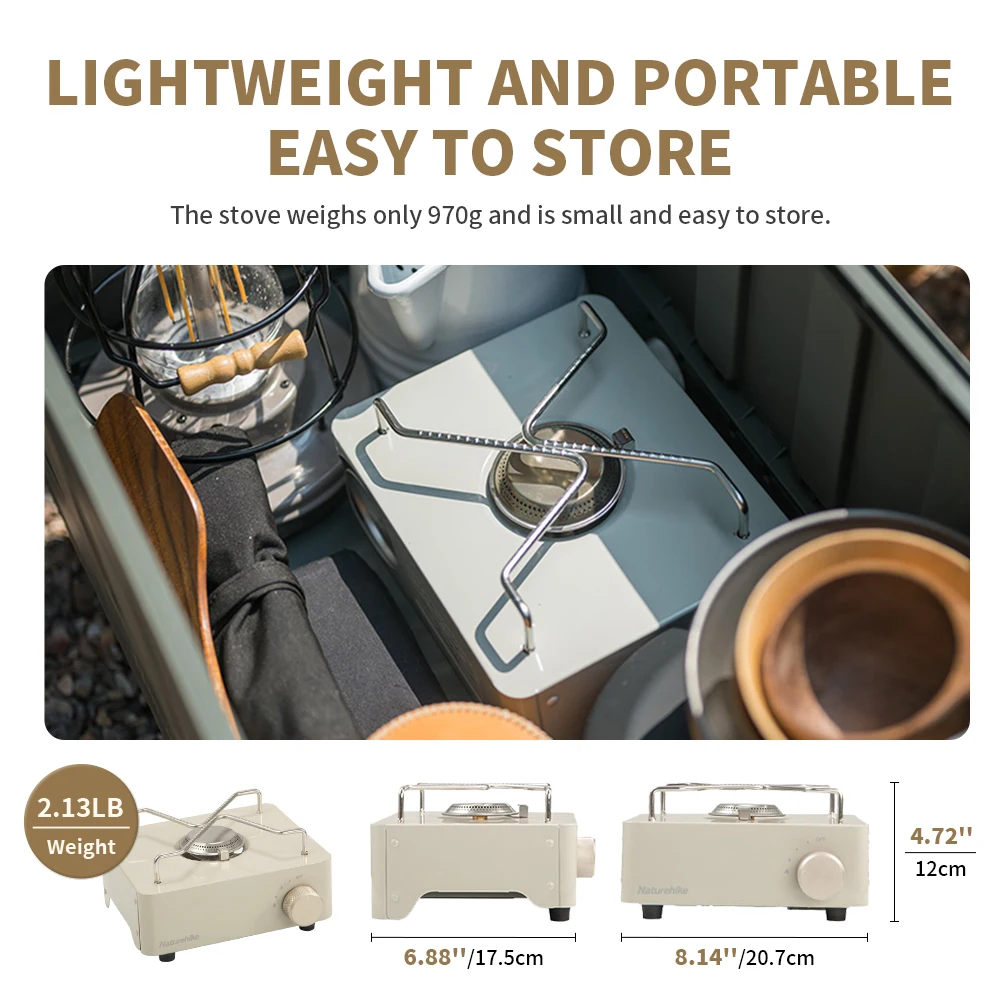 Camping gas stove camping stove gas stove gas burner Naturehike Camping Gas Stove 2000W High Firepower Portable Cassette Stove Kitchen Picnic Electric Gas Burner Camp Tent