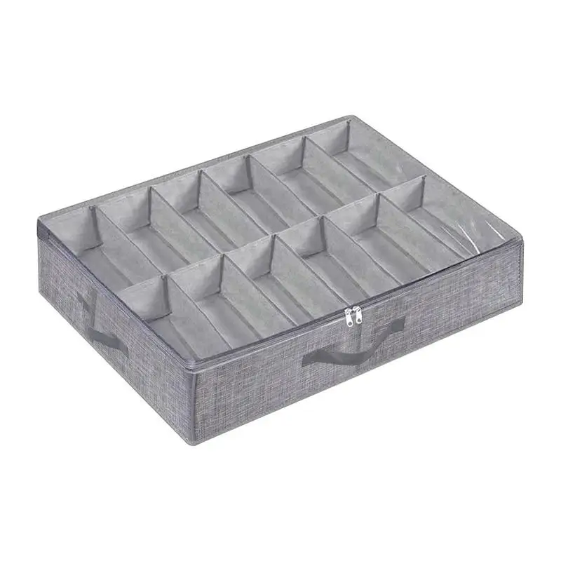 

2022 Under Bed Shoes Storage Organizer Container Under Bed Organizer Shoes Storage Holder Foldable Under Bed Closet Box Bag