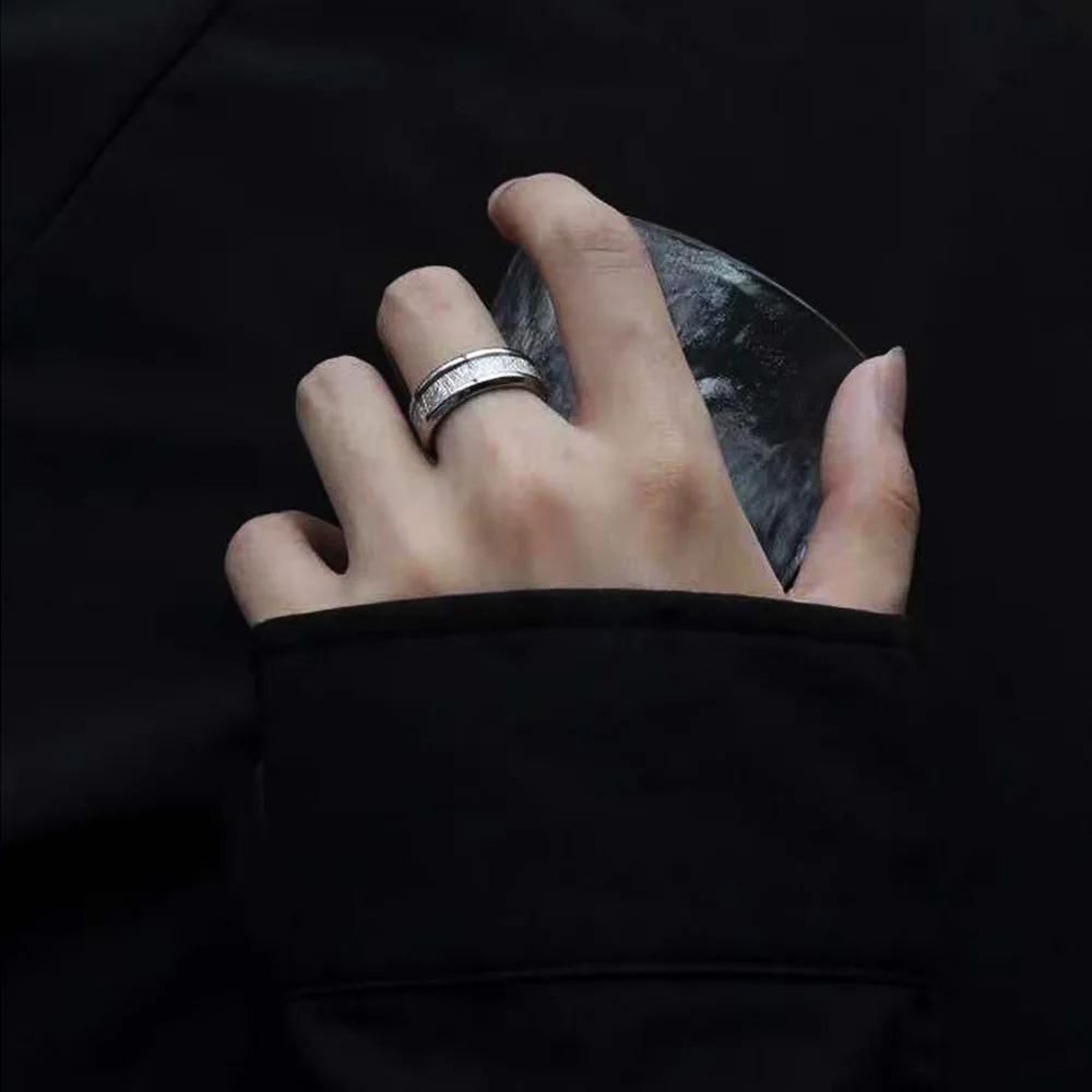 Stainless Steel Rime Ring For Men Women Gold Silver Black Color Unisex Gothic Accessories Trendy Not-fade Jewelry Unisex Gift 3