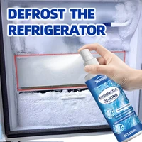 Dégivreur et dégivreur pour réfrigérateur – Fusion rapide de la glace et anti-glace pour les congélateurs domestiques |   Convient aux réfrigérateurs et aux camping-cars, dégivrage par congélateur, solution de fusion de glace, dégivrage efficace, dégivrage rapide, récipient durable, liquide dégivrage, spray, essentiels pour la maison 2