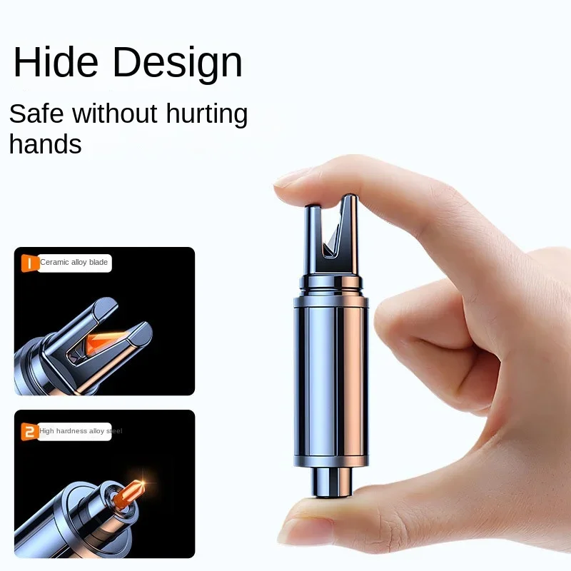 2 In 1 Car Safety Hammer Emergency Glass Breaker Cut The Seat Belt High Hardness Tungsten Steel Rescue Tool Auto Accessories, car safety hammer,safety hammer,window breaker,seatbelt cutter tool