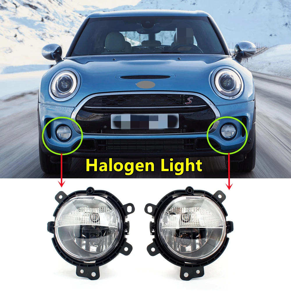 

Front Fog Lamp Light With Halogen Bulbs 63177298331;63177298332 For Mini Cooper Clubman F54 2014 2015 2016 2017 2018 2019
