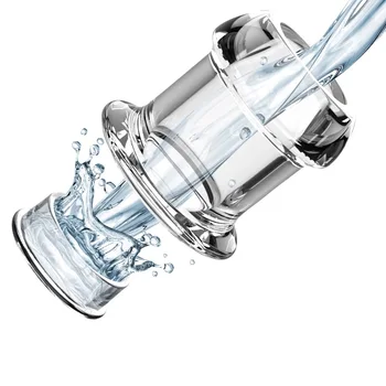 Hollow Speculum Peeking anal beads butt plug with stopper expander tunnel transparent anus dilation adult women men gay 2