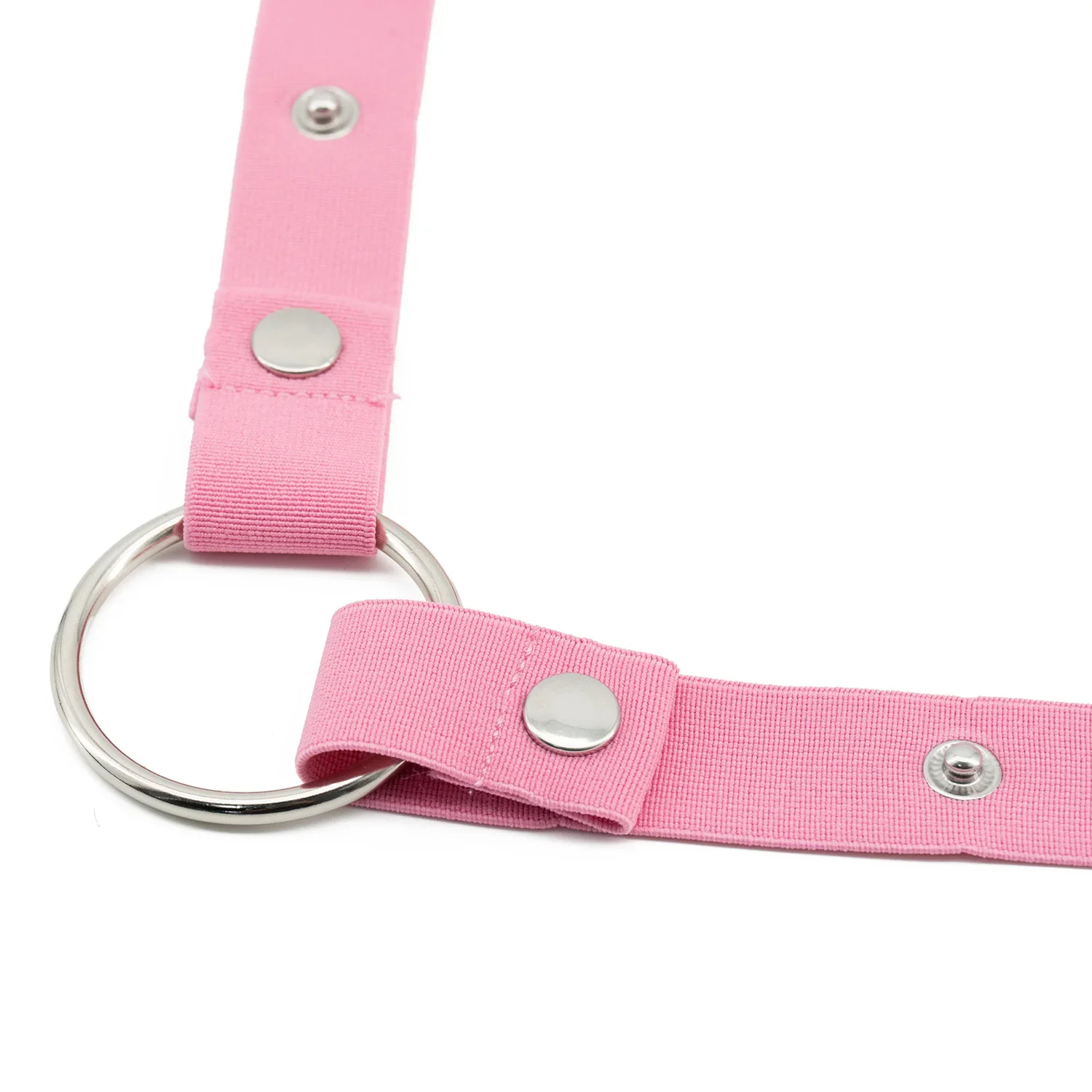 Male Chastity Cage Anti-off Device Elastic Band Auxiliary Belt Adjustable Ring Rope Scrotum Rings