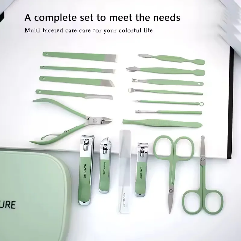Nail Clipper Set Nail Clipper Nail Care Kit Nail Scissors Set Nail Clippers Manicure Pedicure Kit Manicure Set Manicure Sets Manicure Nail Clipper Set Nail Clippers Kit Professional Manicure Tools Set Stainless Steel Nail Clipper Hand Foot & Nail Tools Pedicure Nippers Trimmer Cutters