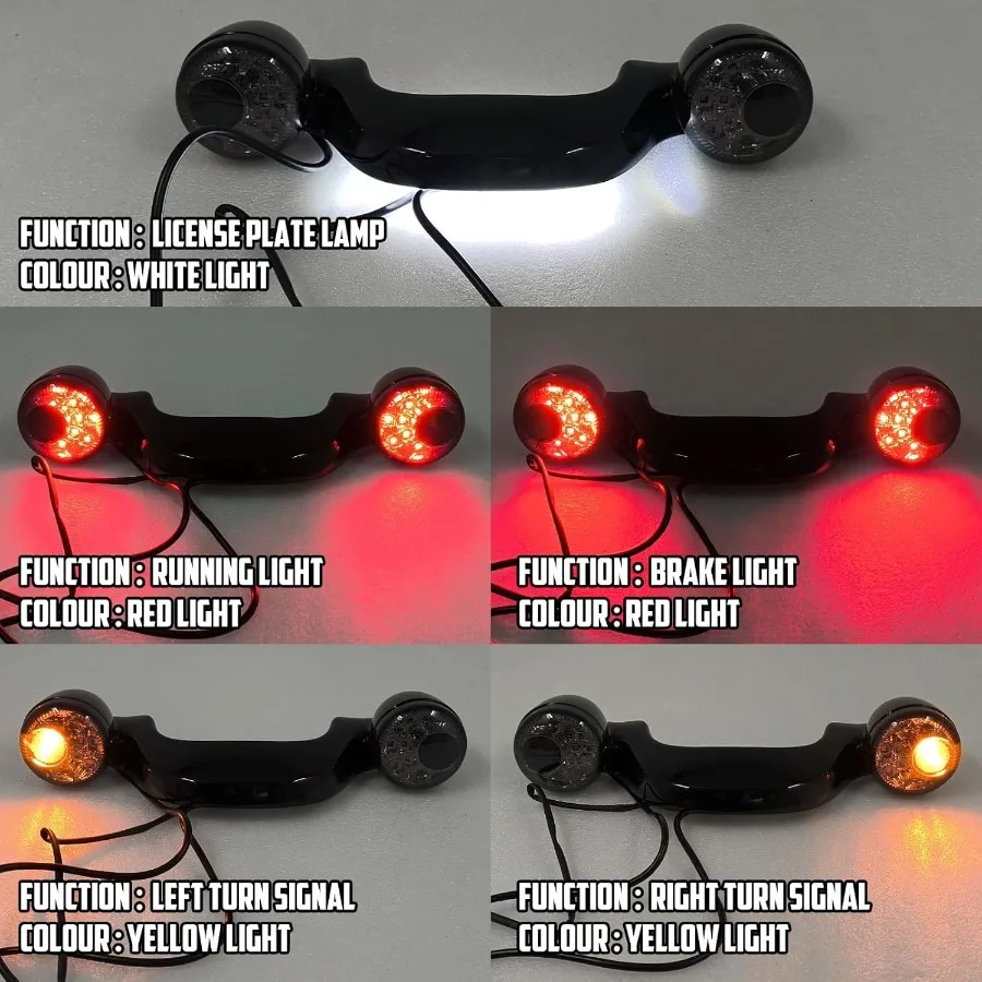 LED Motorcycle Turn Signal Bar 4