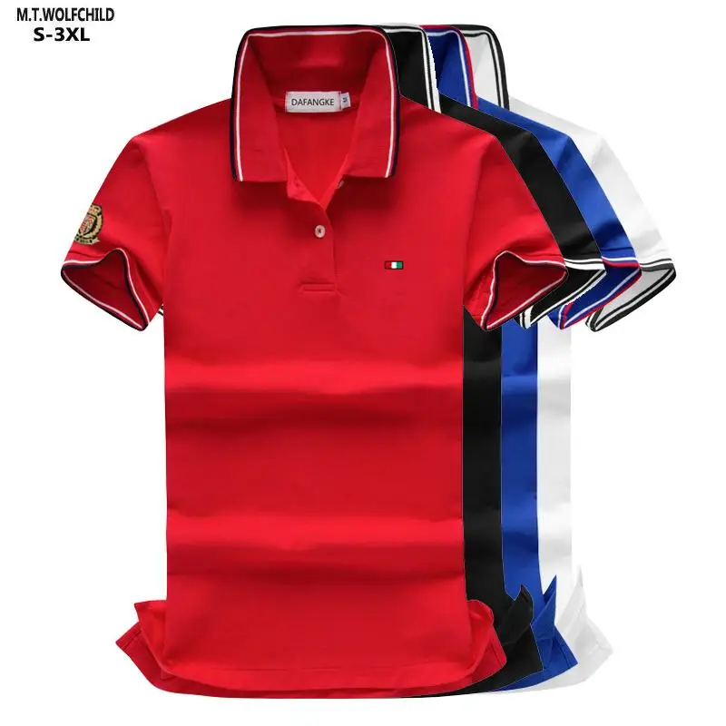 

High Quality Summer New-Design Men's Polo Shirt Short Sleev Sportswear Mens Polos Casual Cotton Clothing Men Shirts Slim Tops