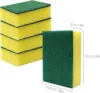 80/50pcs Highly Absorbent Cleaning Sponges Individually wrapped Pot Rust StainSponge Brush Kitchen House holdhotel apartment 4