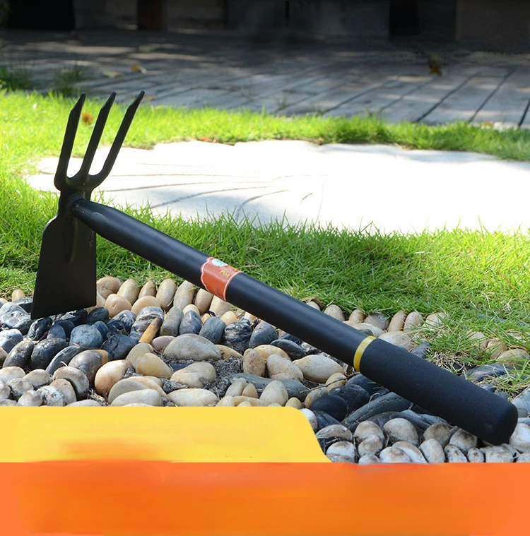 Thickened Steel Garden Tools, Dual-Use Hoe, Garden Planting, Small Household, Farm Tools 2