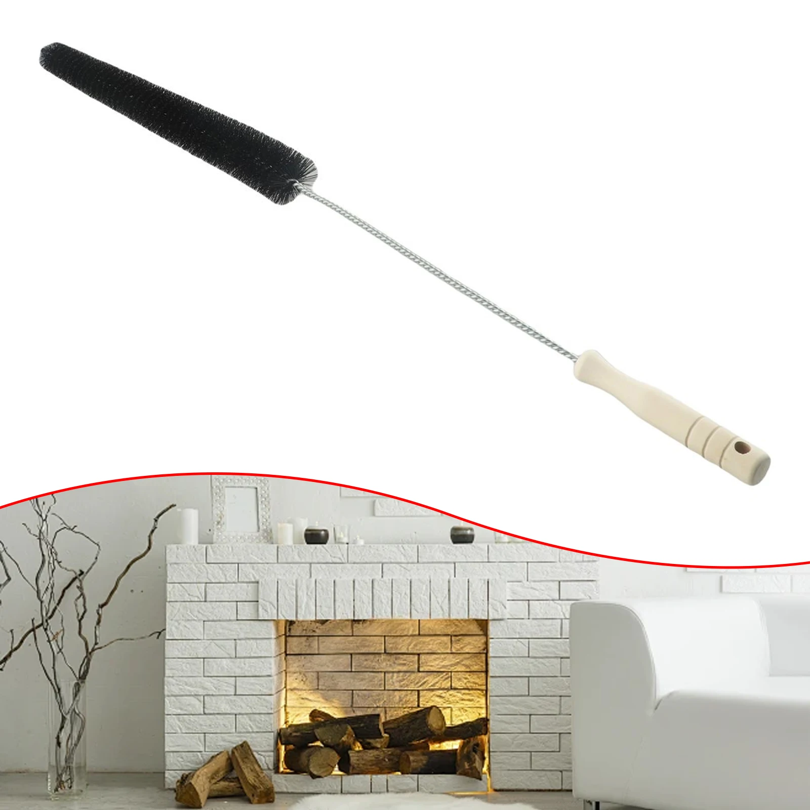 1pcs 70/75cm Radiator Cleaner Brush Multi-Purpose Bendable Long Thin Cleaner Duster Portable Dryer Washing Machine Brush
