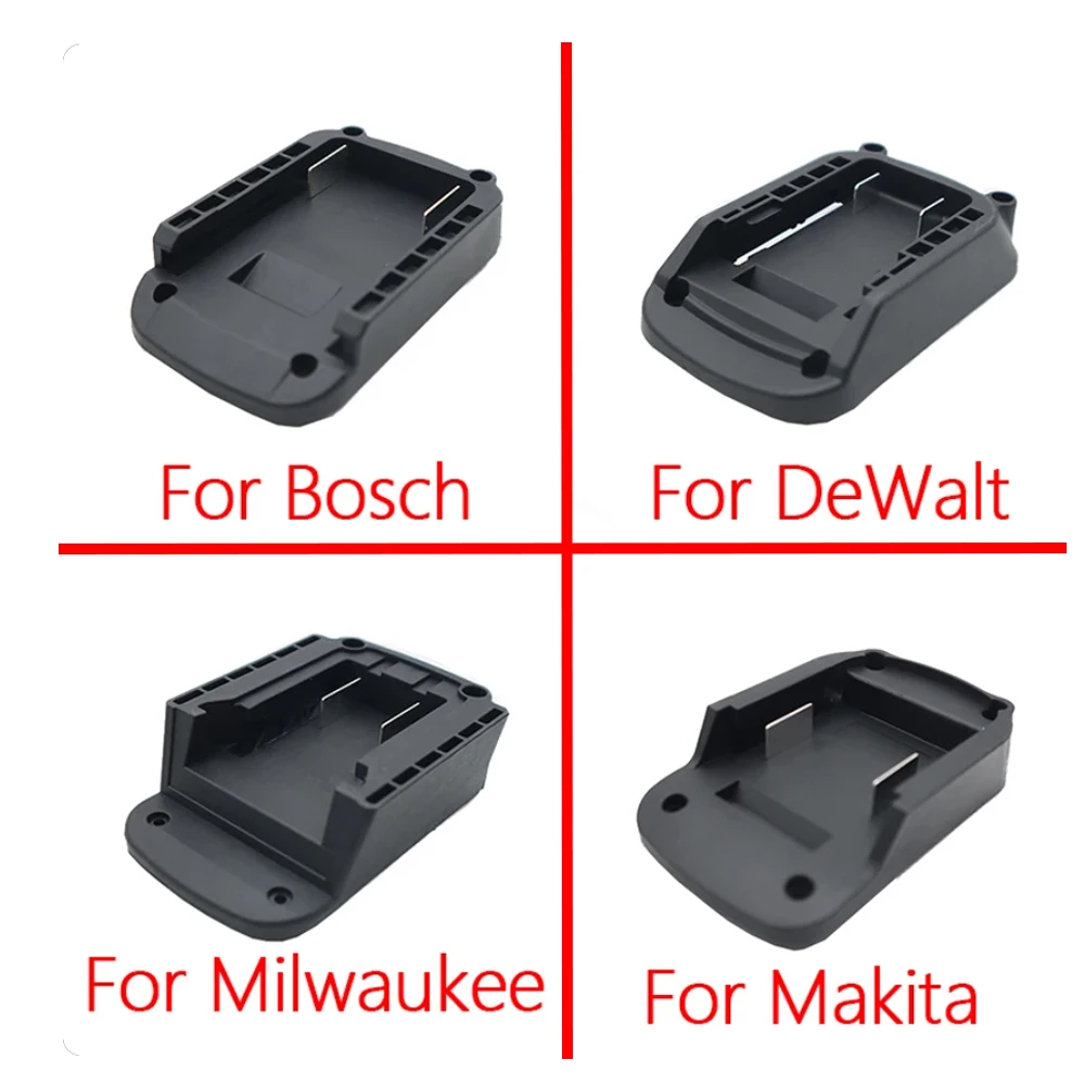 

DIY Adapter Converter Base Charging Head Shell for Makita for DeWalt for Bosch for Milwaukee 18V Lithium Battery DIY Connector