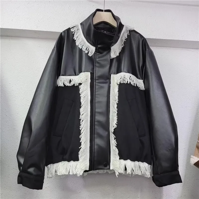 black-american-retro-thickened-leather-jackets-for-women-winter-new-patchwork-tassel-motorcycle-pu-leather-jacket-y4430