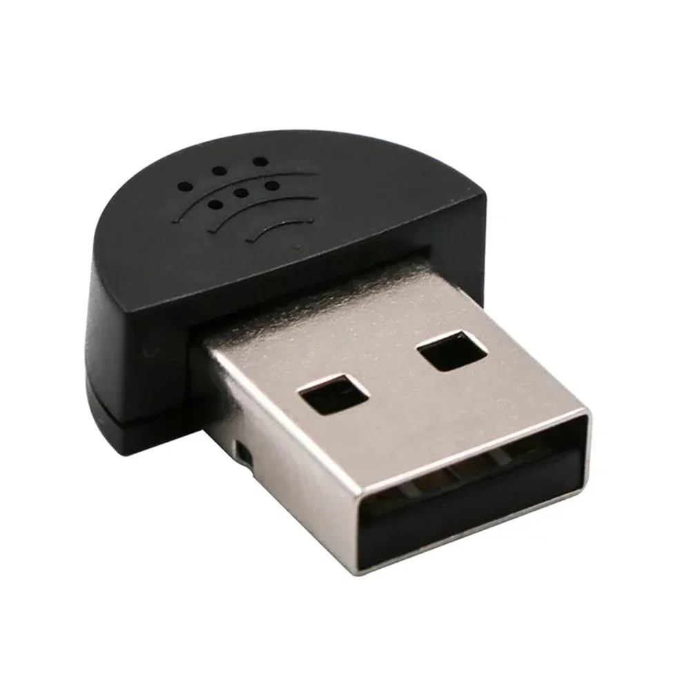 Portable Mini USB 2.0 Microphone Omni-Directional Stereo USB MIC forLaptop PC Computer Chatting For MSN/Skype 1