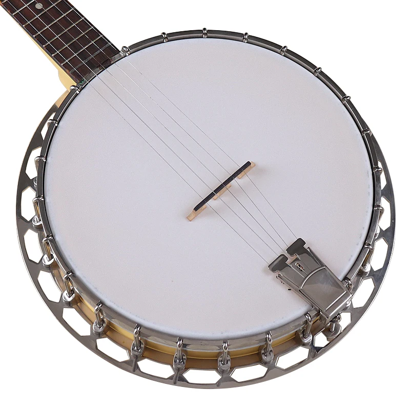 Good Quality 5 String Banjo Germany Quality Matte Finish 22F Chrome Diecast Machine Head Imported Drumhead Matte Finish