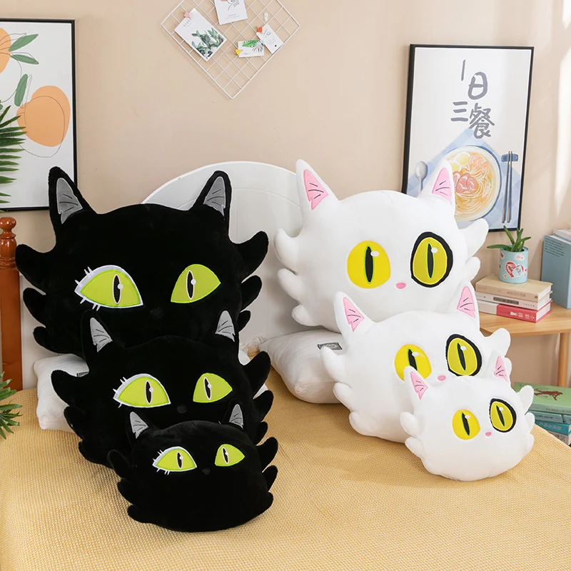 New Suzume No Tojimari Cat Plush Throw Pillow Toy Daijin Sadaijin Cats Plushies Doll Anime Movie Soft Toys for Girls Fans Gifts