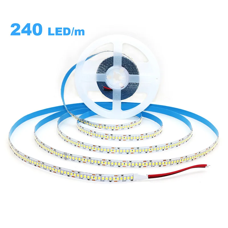 LED Light Bar 240LEDs/m DC12V 24V 5M 1200LEDs, RGB Flexible and Cuttable