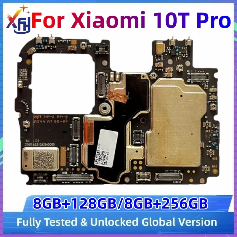 

Mainboard for Xiaomi Mi 10T Pro/Redmi K30S, 5G Motherboard PCB Module, 128GB 256GB Global ROM