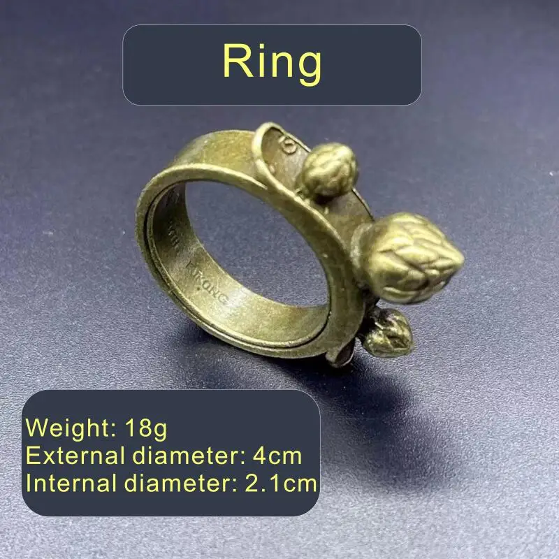 Black Myth Wukong Peripherals Collection Edition Gold Hoop Ring Badge Wind Chime Necklace Badge Commemorative Game Jewelry Gifts