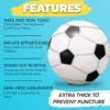 Large Beach Ball for Kid or Adult,Easy to Inflate and Durable Material Great Gift Idea for Boy & Girl,Best Pool Party Decor Toys 5