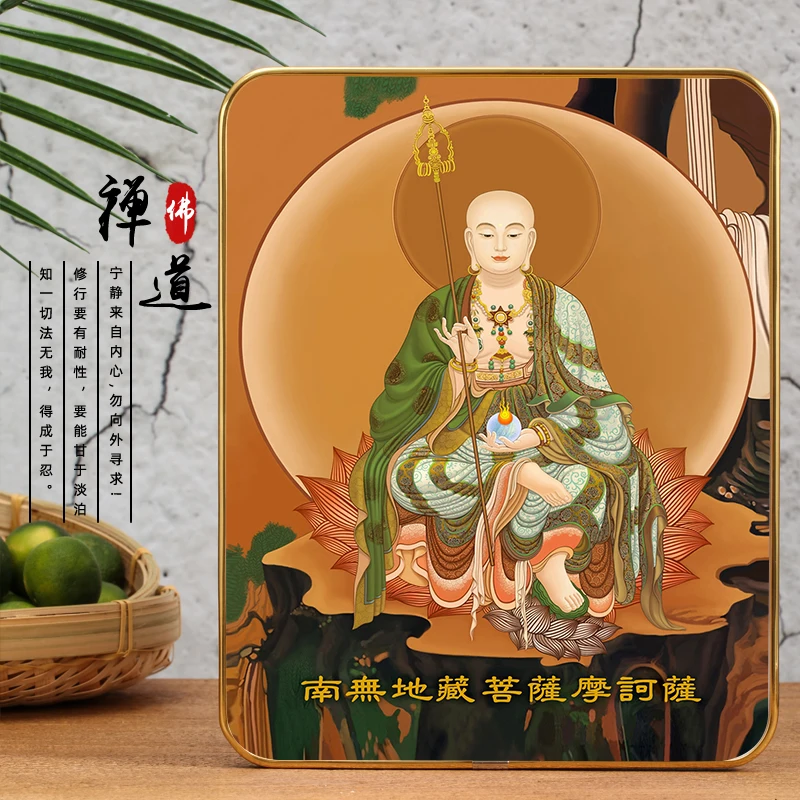 난우디 티베트 왕 보살 목사 부처상 그림, 프놈펜 사진 프레임 장식 그림, 걸이식 그림