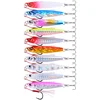3/5/8pcs Metal Jig Fishing lure Set 7g 10g 14g 21g 28g 40g Sea Shore Casting Jigging lures Jigs Spoon Saltwater Artificial Bait 2