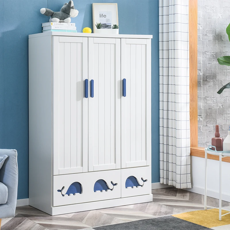 Bedroom Wardrobes Closet Kids Cabinet Dressers Apartment Storage Organizer Boy Shelves Penderie Enfant Modern Furniture CY50CW