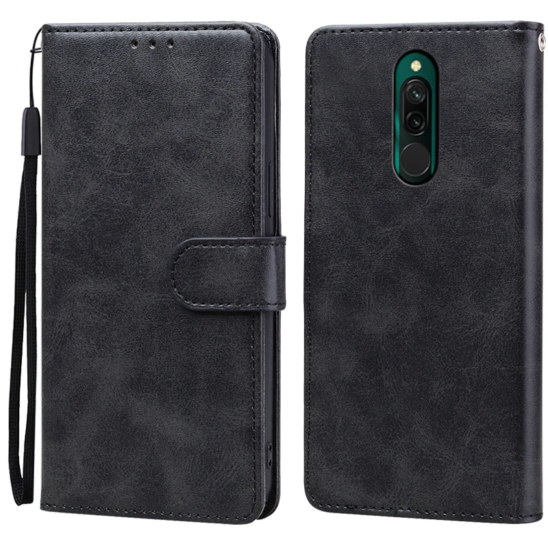 Luxury Leather Flip Wallet Case - Premium Bumper Protection & Style