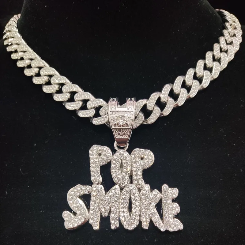 pop smoke Woo chain ポップスモーク HIPHOPネックレス 新品 Pop Smoke ネックレス チェーン hiphop ポップスモーク