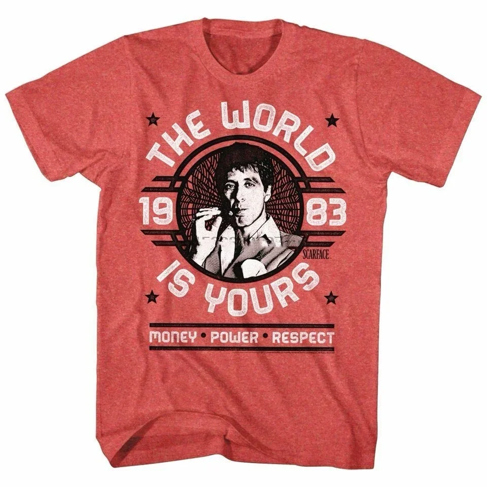 

Scarface World Is Yours Mens T Shirt Tony Montana Quote By Al Pacino Tee