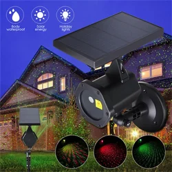 Solar Outdoor Garden Lawn Stage Effect Light Waterproof Fairy Sky Star Laser Projector Landscape Lamp For Christmas Party