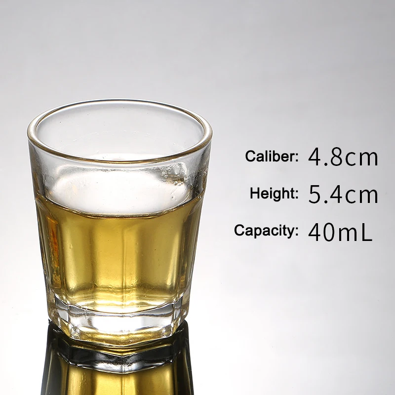 1pcs Glass Wine Cup Chinese Style Drinkware for Whiskey Spirits Japanese Sake Korean Soju Brandy,Wine Glass,Spirits Cup,Drinking Glasses