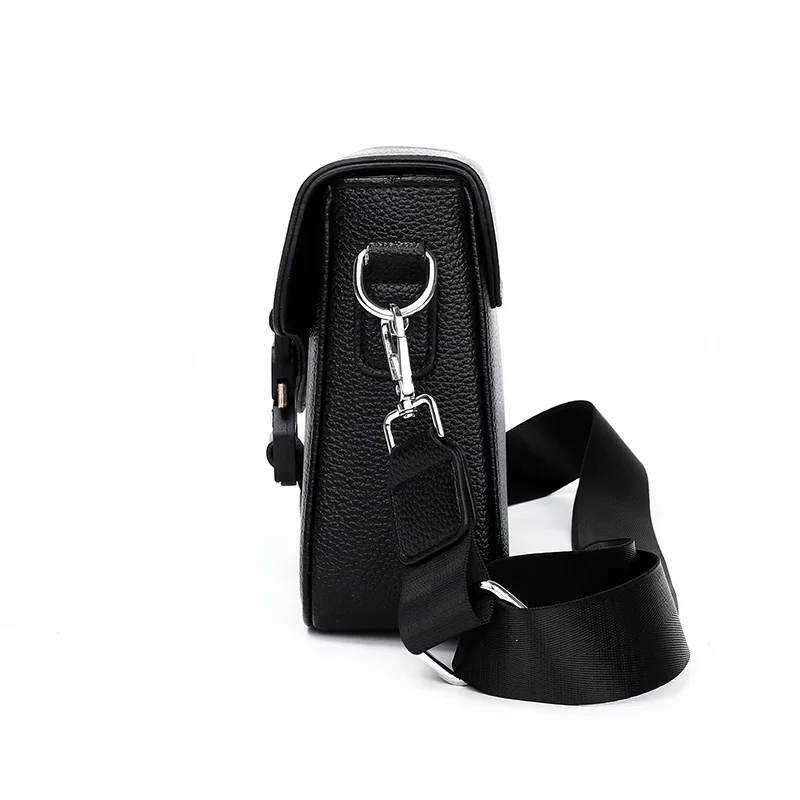 High-End Men’s PU Leather Crossbody Sling Bag