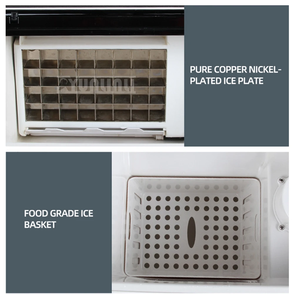 Automatic Ice Maker Commercial Portable Electric Ice Maker Machine With Sand function