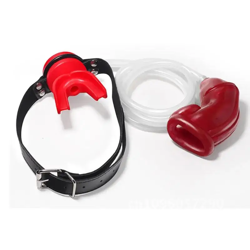 BDSM Penile sheath Flow Into Chastity Mouth Plug Catheters the Cock slavery Irritation Sex Toys Cage Sexual Gay device Men