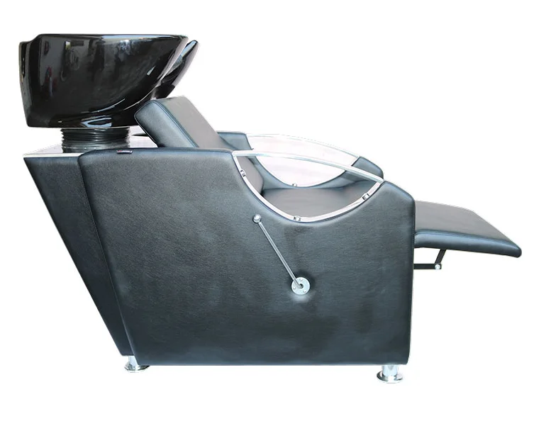 Hair salon furniture back washing unit salon ceramic basin beauty shampoo chair shampoo bed 3